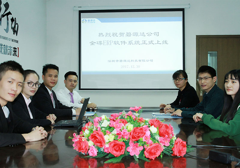 熱烈祝賀碧源達(dá) ERP 系統(tǒng)成功上線！